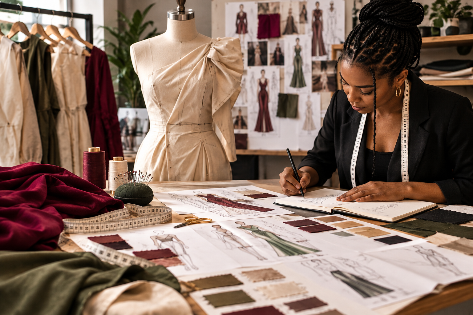 Fashion design and sampling